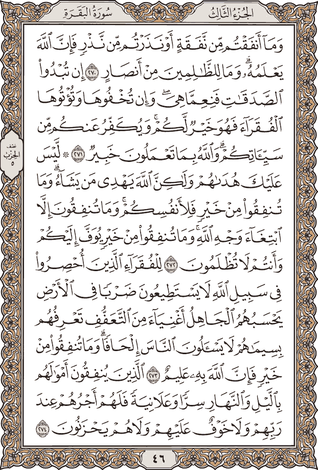 صفحة ٤٦ من المصحف