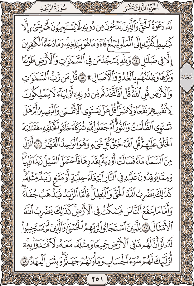 صفحة ٢٥١ من المصحف