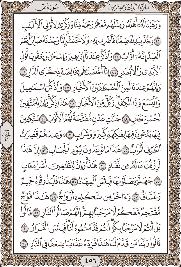 صفحة ٤٥٦ من المصحف